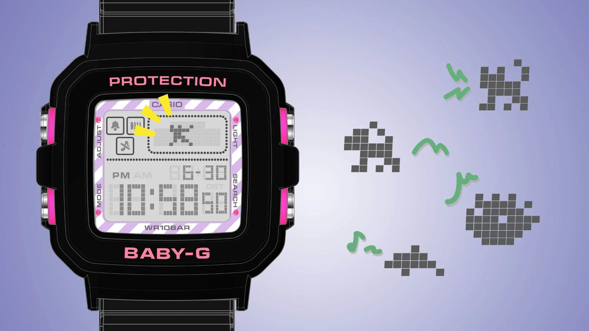 Casio Baby-G X KUROMI (BGD-10KKM-1) - Image 6