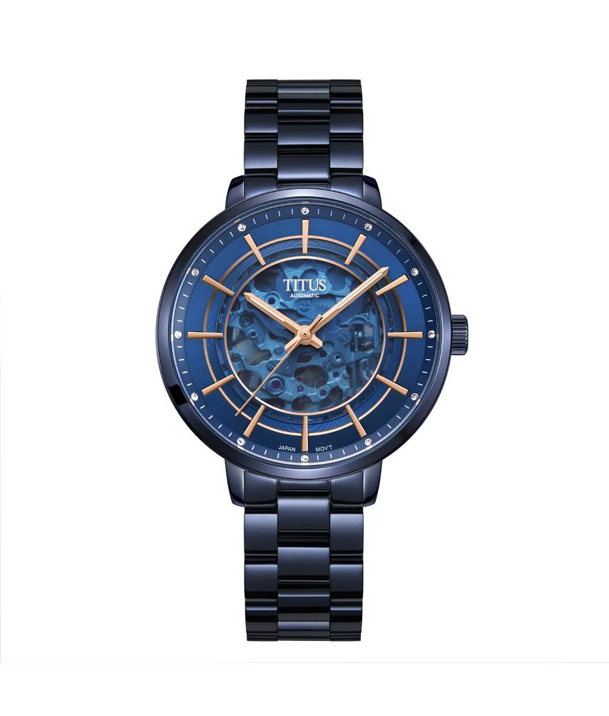 Enlight 3 Hands Mechanical Skeleton Stainless Steel Watch W06-03306-005