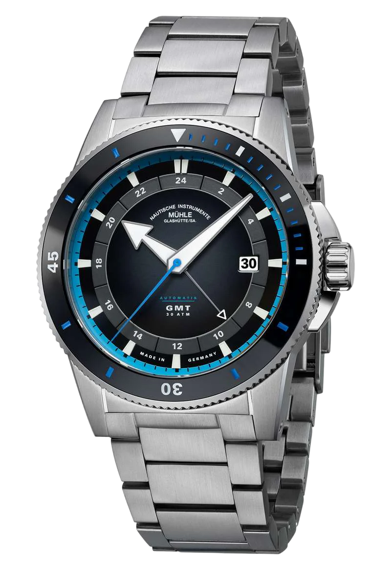Mühle Glashütte Sportivo Travel GMT (M1-52-13-MB)