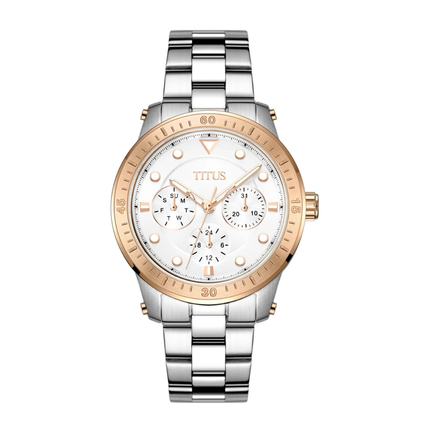 Aspira Multi-Function Quartz Stainless Steel Watch(W06-03147-003)