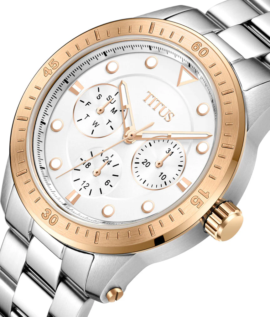 Aspira Multi-Function Quartz Stainless Steel Watch(W06-03147-003) - Image 2