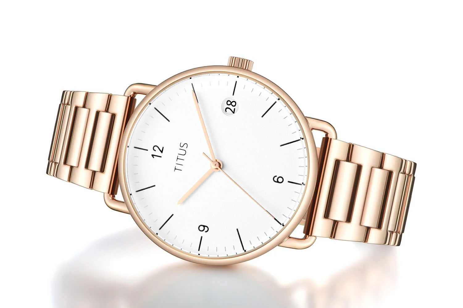 Nordic Tale 3 Hands Date Quartz Stainless Steel Watch (W06-03107-004) - Image 3