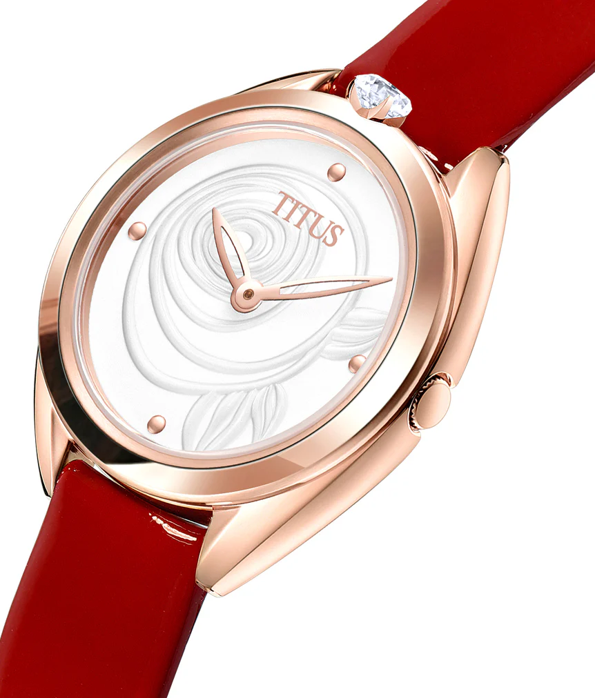 Ring & Knot 2 Hands Quartz Leather Watch (W06-03172-001) - Image 2