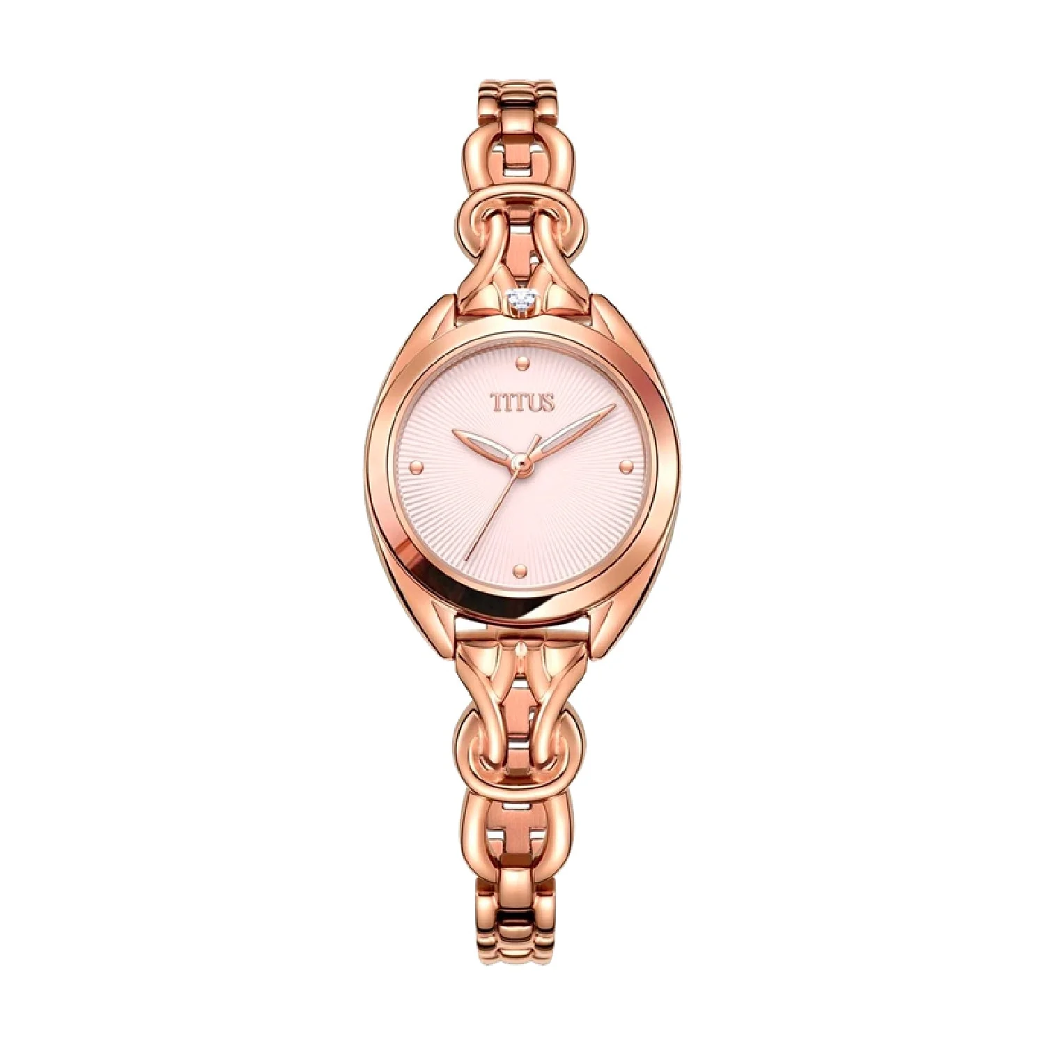 Ring & Knot 3 Hands Quartz Stainless Steel Watch(W06-03158-006)
