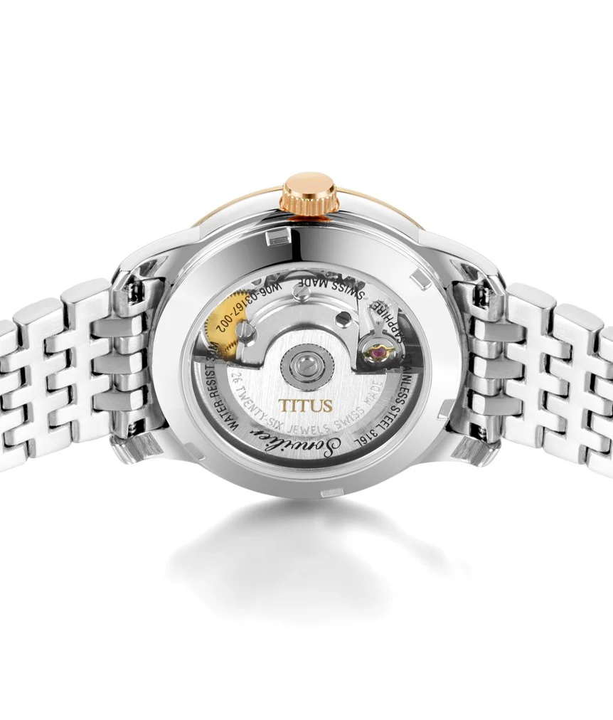 Sonvilier Swiss Made 3 Hands Date Mechanical Stainless Steel Watch(W06-03167-002) - Image 3