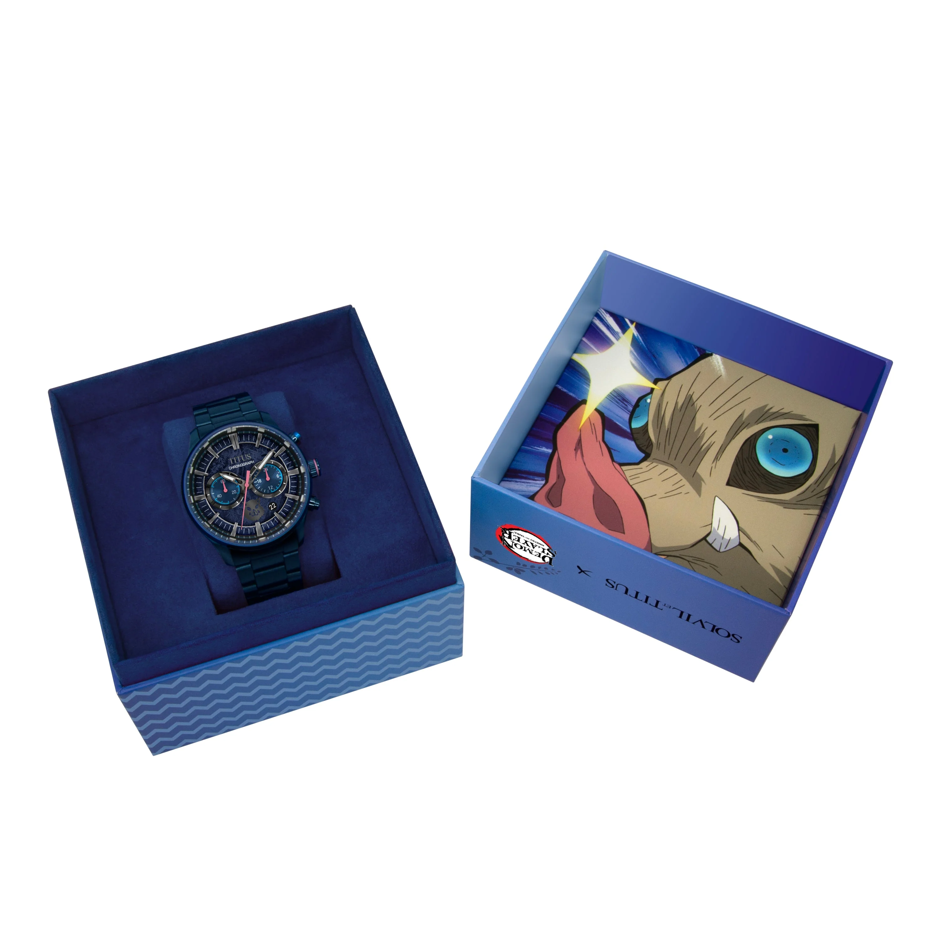 Solvil et Titus x Demon Slayer Chronograph Quartz Stainless Steel Watch (W06-03334-003) - Image 11