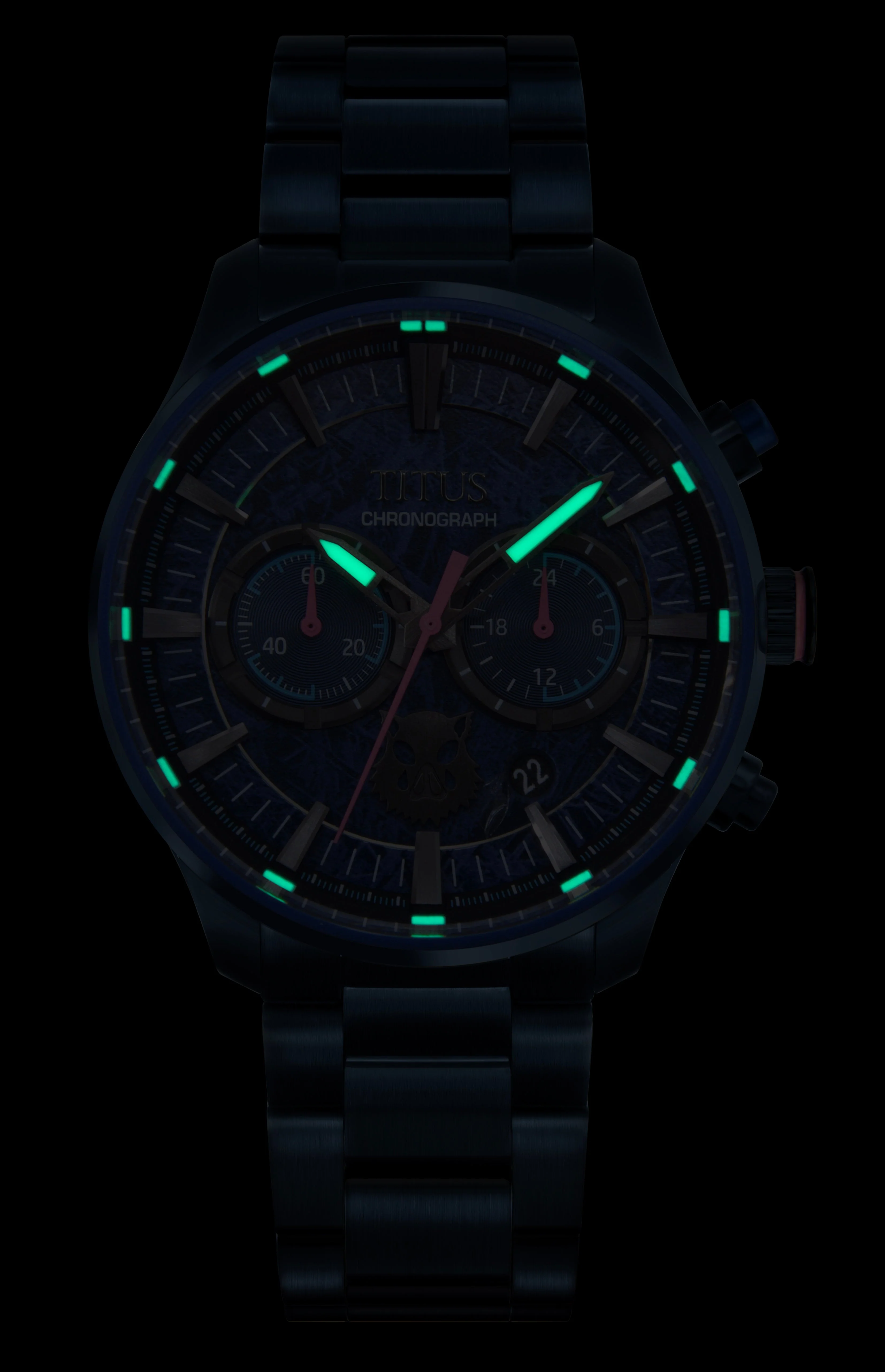 Solvil et Titus x Demon Slayer Chronograph Quartz Stainless Steel Watch (W06-03334-003) - Image 8