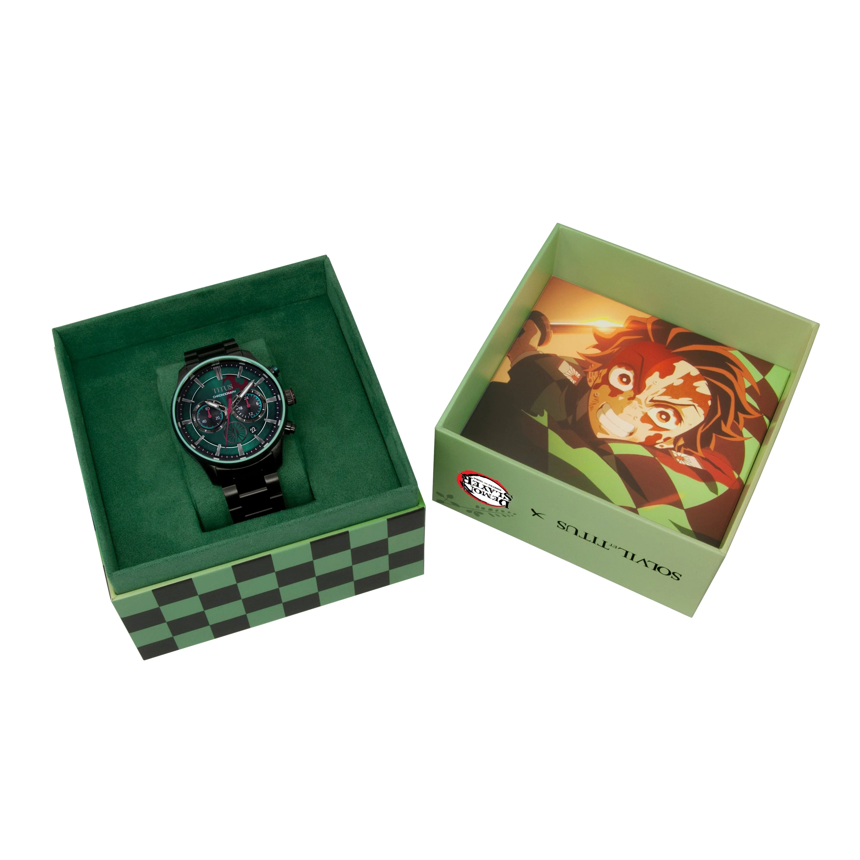 Solvil et Titus x Demon Slayer Chronograph Quartz Stainless Steel Watch (W06-03334-002) - Image 14