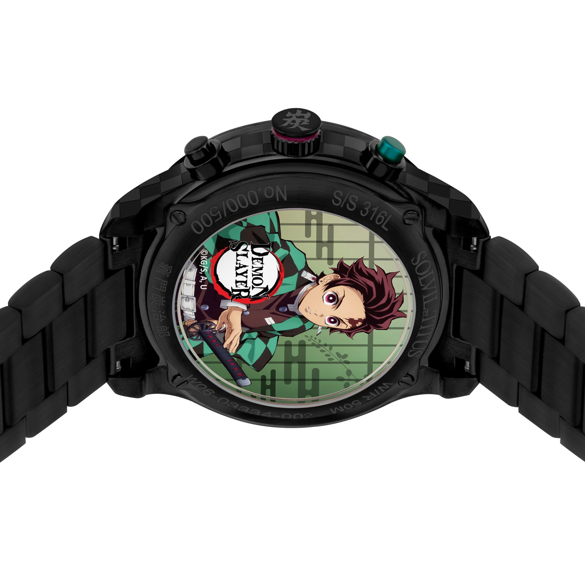 Solvil et Titus x Demon Slayer Chronograph Quartz Stainless Steel Watch (W06-03334-002) - Image 3