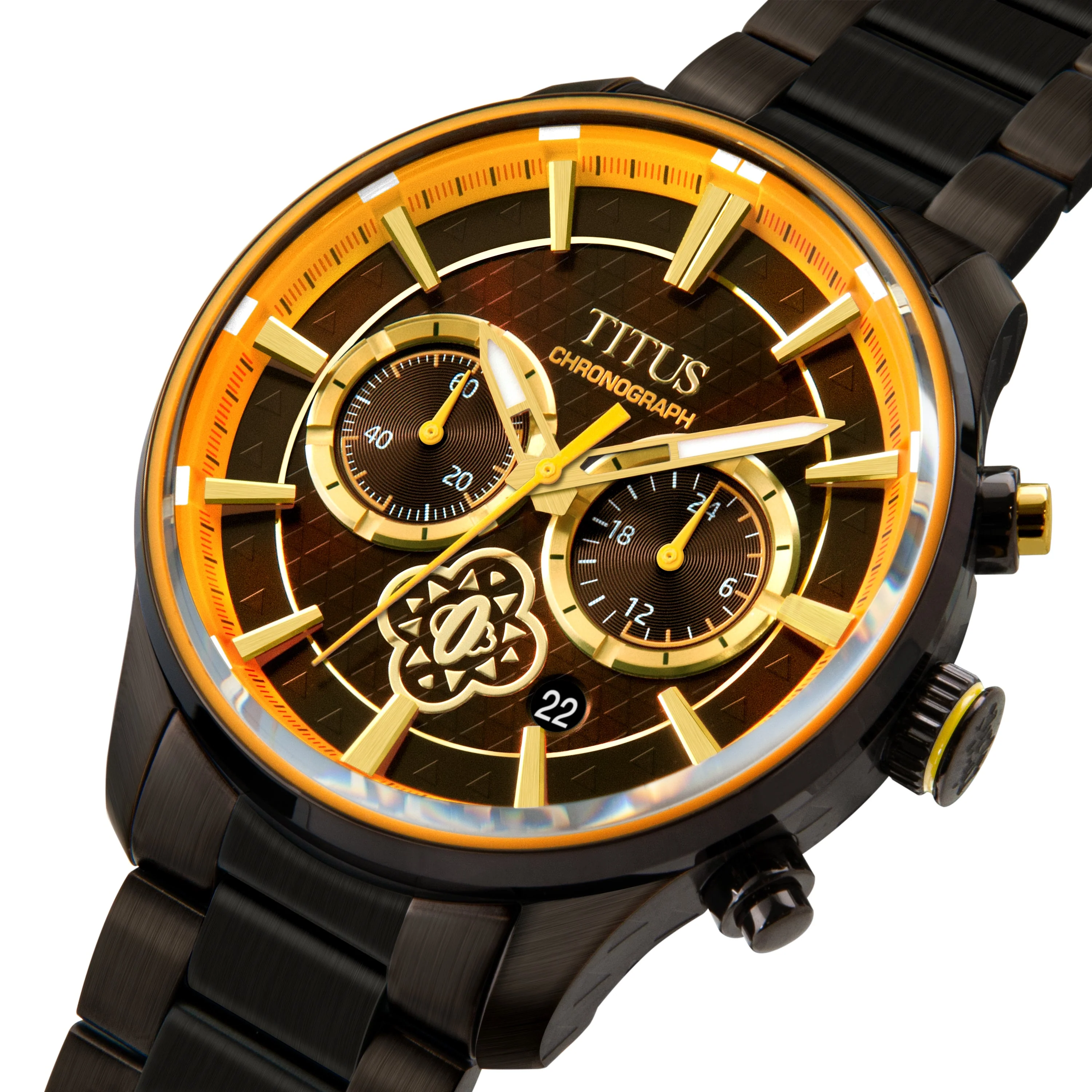 Solvil et Titus x Demon Slayer Chronograph Quartz Stainless Steel Watch (W06-03334-001) - Image 2