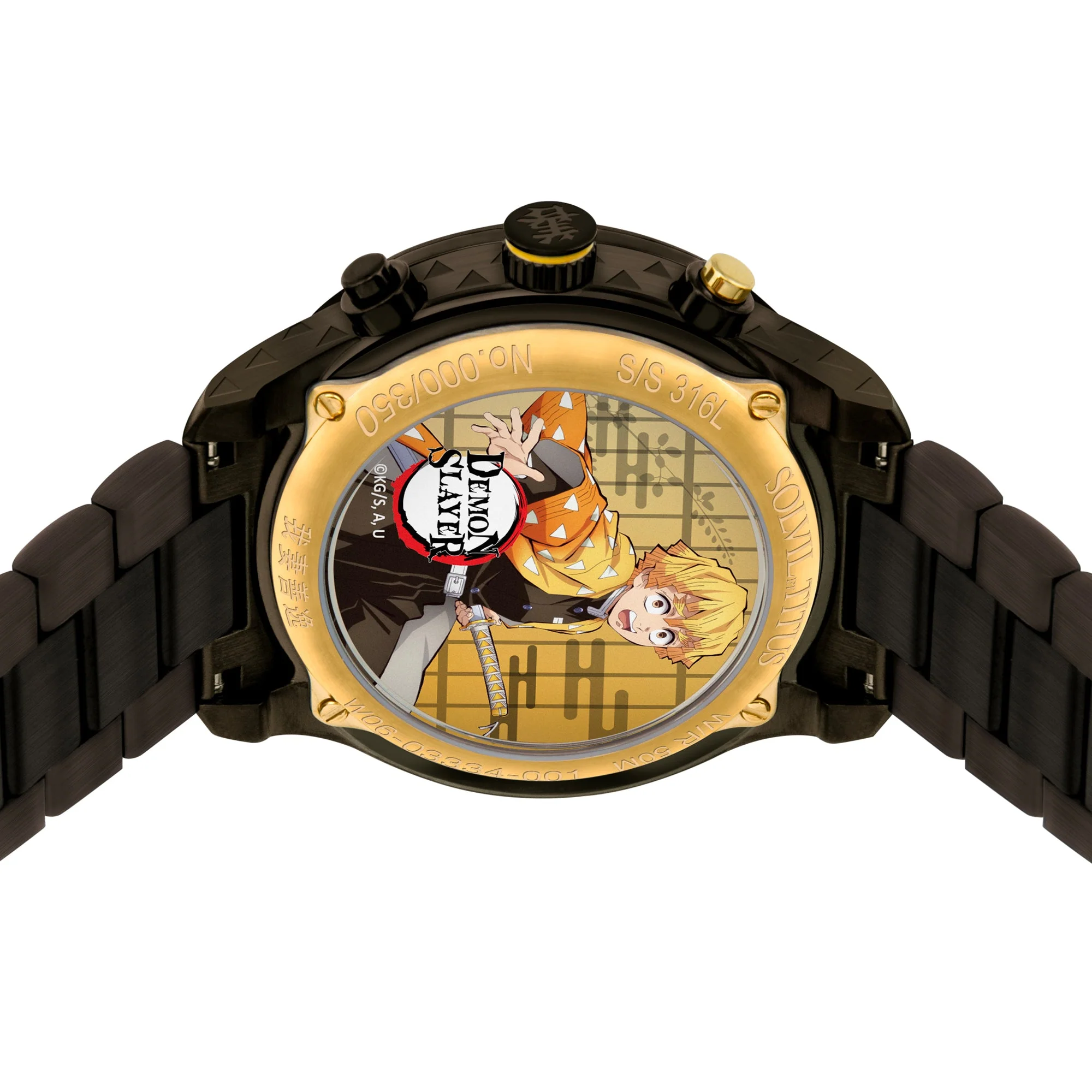 Solvil et Titus x Demon Slayer Chronograph Quartz Stainless Steel Watch (W06-03334-001) - Image 3