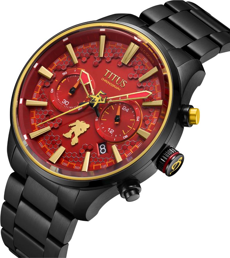 Solvil et Titus x Mobile Suit Gundam?"Sazabi" Limited Edition Chronograph Quartz Stainless Steel Watch (W06-03329-001) - Image 2