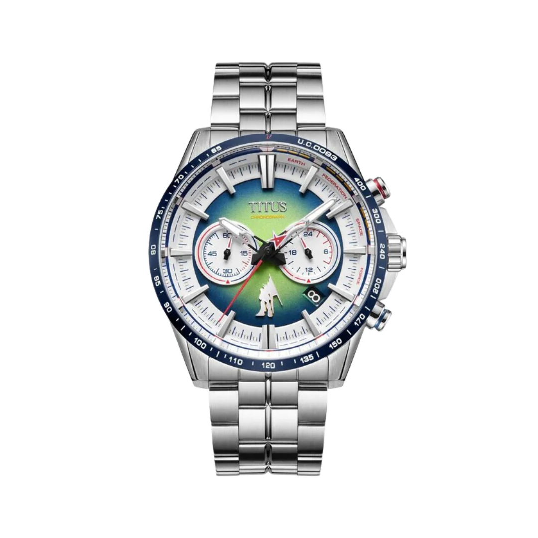 Solvil et Titus x Mobile Suit Gundam?"??Gundam" Limited Edition Chronograph Quartz Stainless Steel Watch (W06-03330-001)