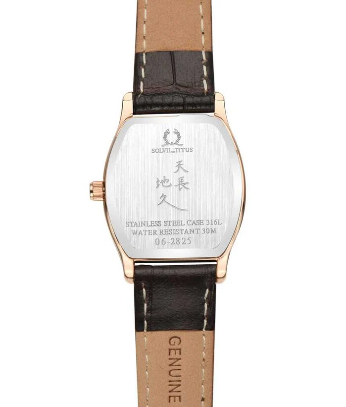 Barista 6 Hands Date Quartz Leather Watch (W06-02825-002) - Image 3
