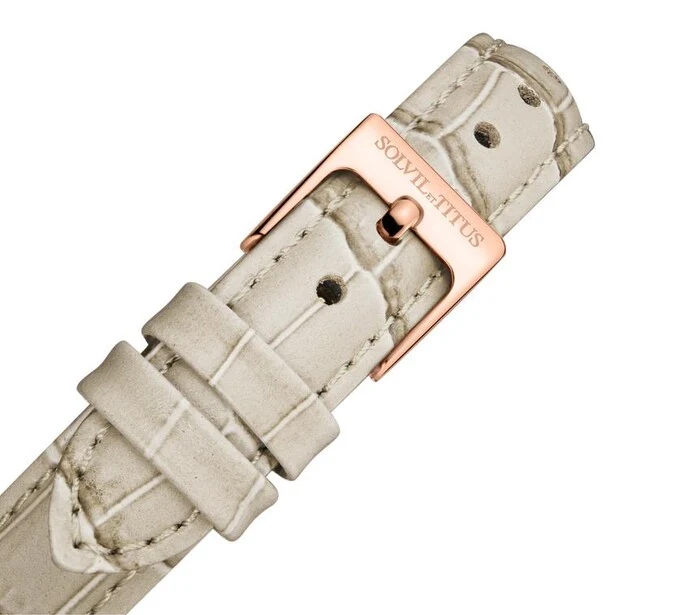 Barista 3 Hands Date Quartz Leather Watch (W06-02825-013) - Image 4