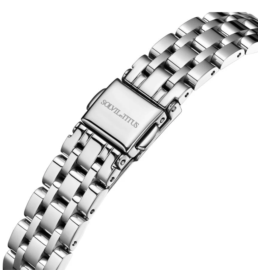 Barista 3 Hands Date Quartz Stainless Steel Watch W06-02825-015 - Image 4
