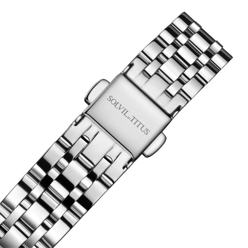 Barista 3 Hands Date Quartz Stainless Steel Watch  W06-02825-018 - Image 4