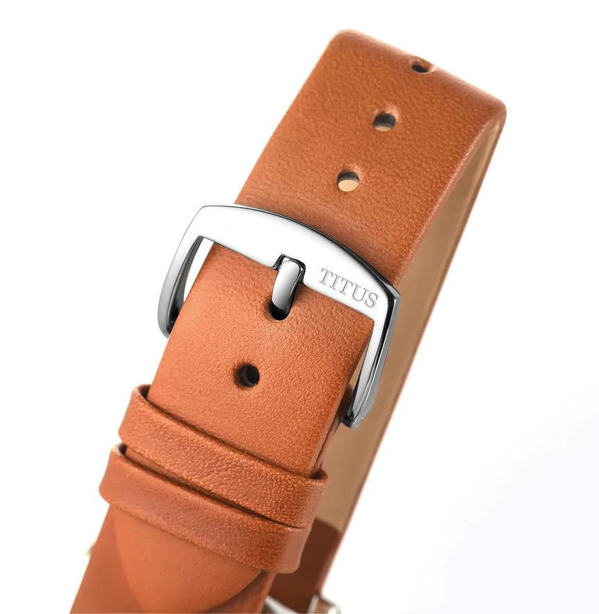 Interlude 3 Hands Date Quartz Leather Watch (W06-02937-001) - Image 4