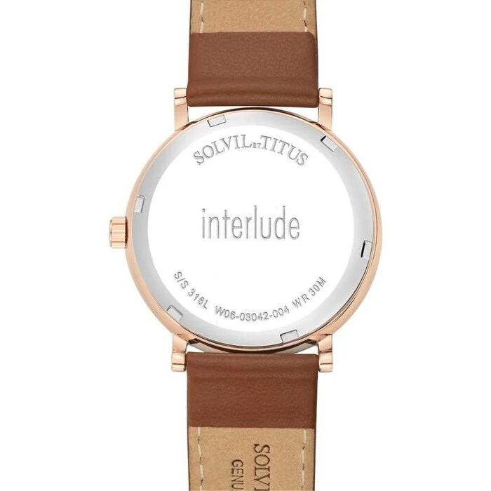 Interlude Multi-Function Quartz Leather Watch (W06-03042-004) - Image 2