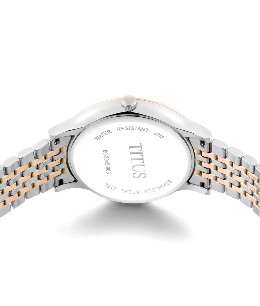 Classicist 3 Hands Quartz Stainless Steel Watch W06-03045-003 - Image 3