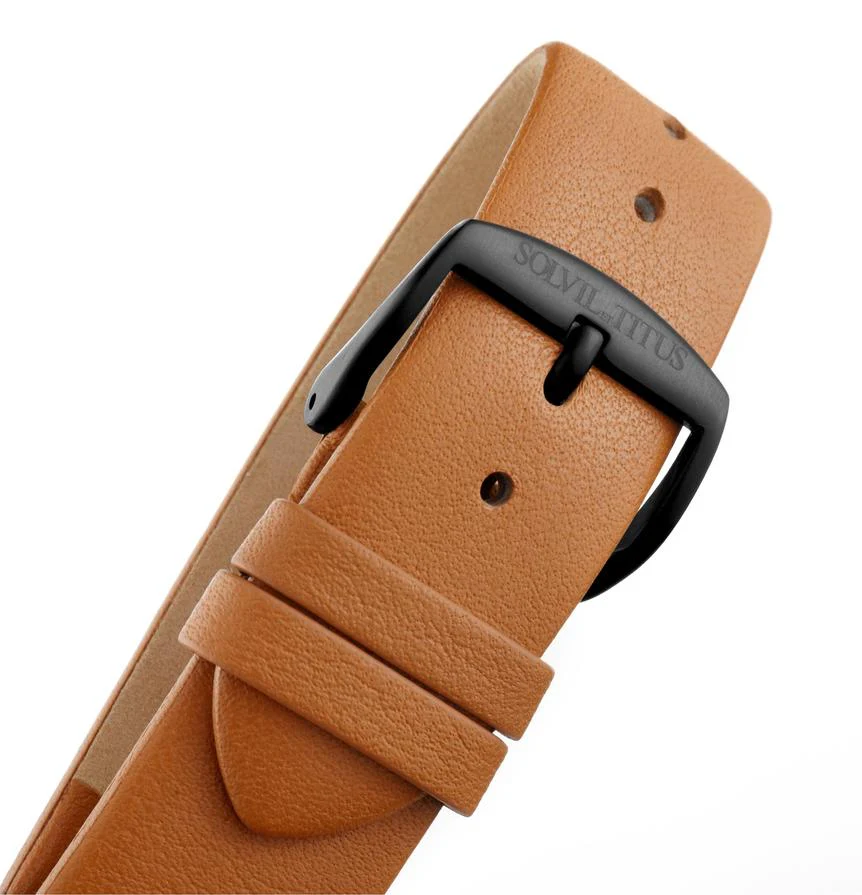 Interlude 2 Hands Small Second Quartz Leather Watch W06-03053-006 - Image 4