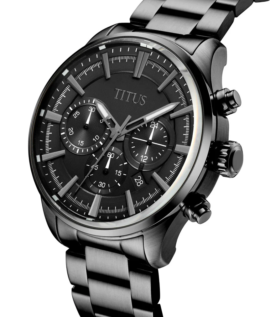 Saber Chronograph Quartz Stainless Steel Watch W06-03082-016 - Image 2