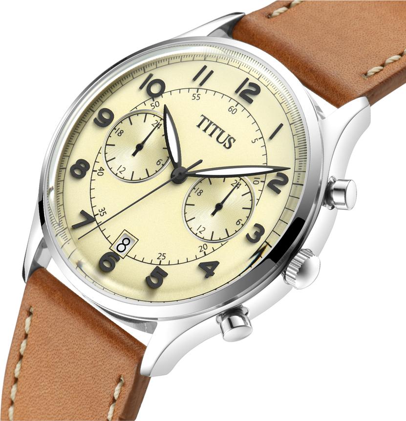 Modernist Multi-Function Quartz Leather Watch W06-03088-001 - Image 2