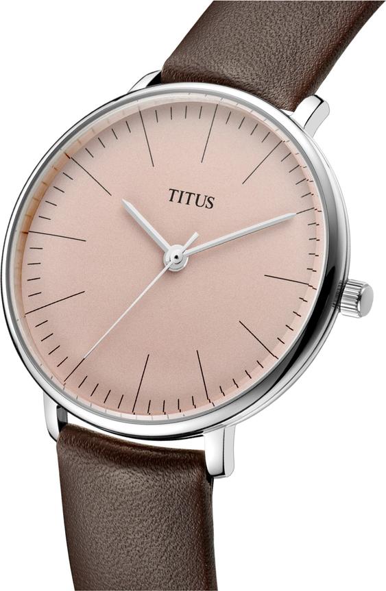 Interlude 3 Hands Quartz Leather Watch W06-03095-002 - Image 2