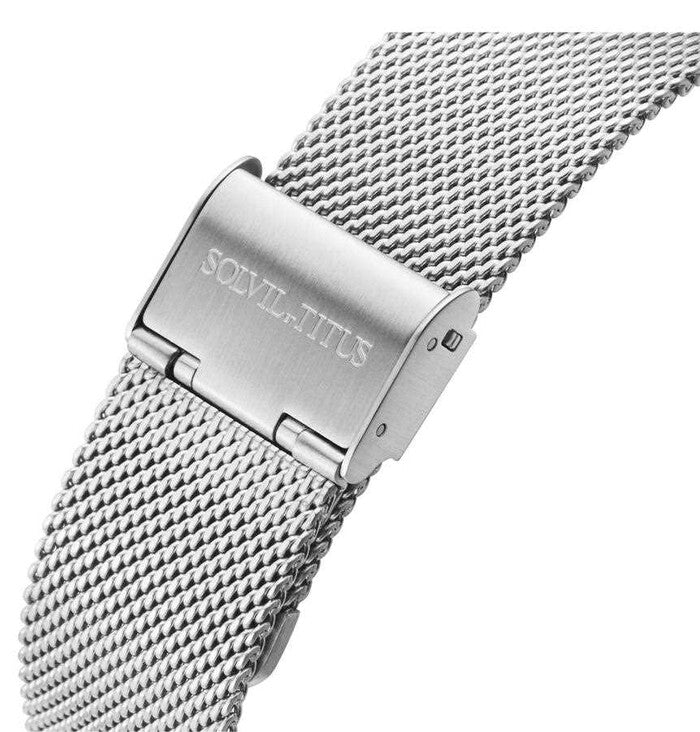 Nordic Tale 3 Hands Quartz Stainless Steel Watch (W06-03097-001) - Image 3