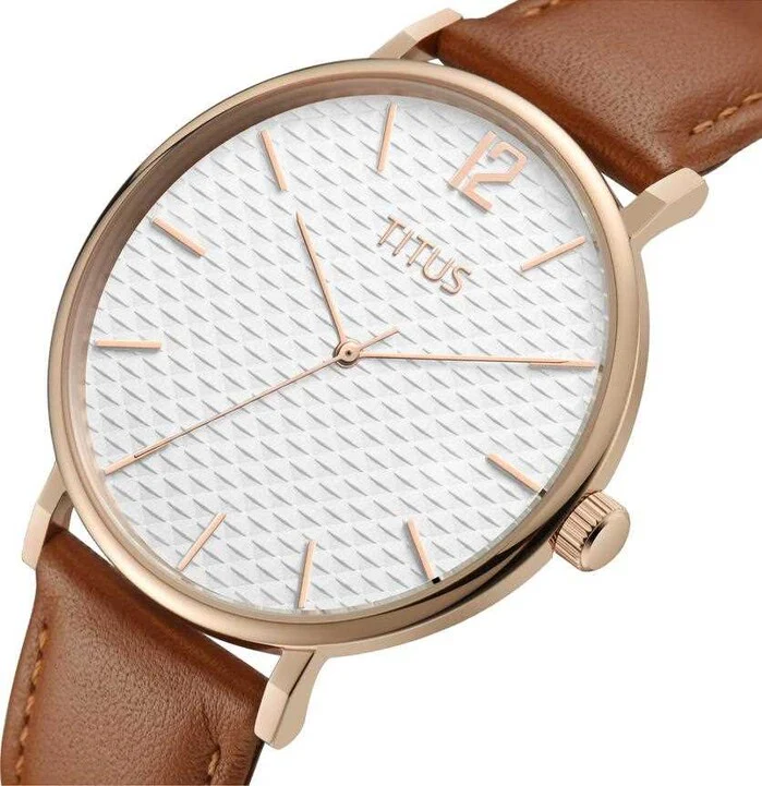 Nordic Tale 3 Hands Quartz Leather Watch (W06-03097-003) - Image 2
