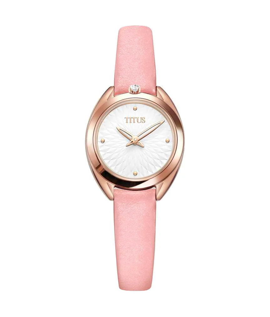 Ring & Knot 2 Hands Quartz Leather Watch (W06-03133-006)