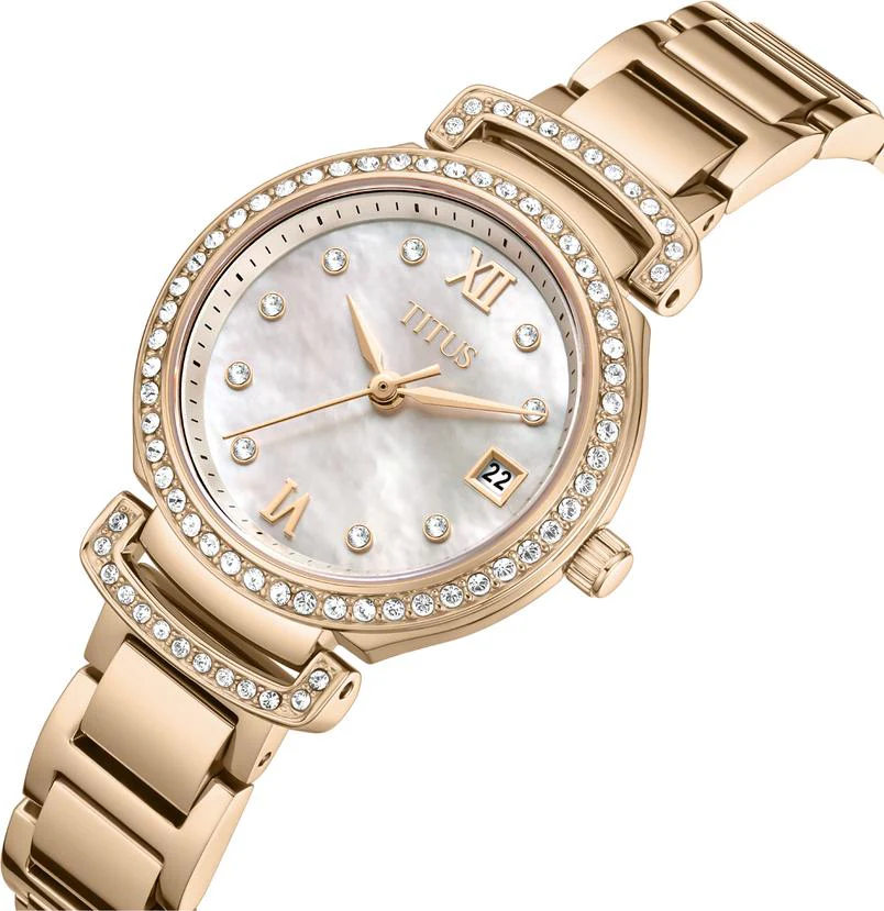 Fair Lady 3 Hands Date Quartz Stainless Steel Watch W06-03139-013 - Image 2