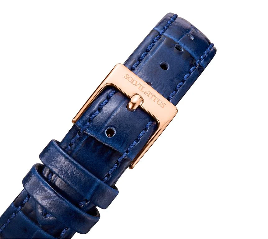 Classicist 2 Hands Quartz Leather Watch (W06-03179-007) - Image 4