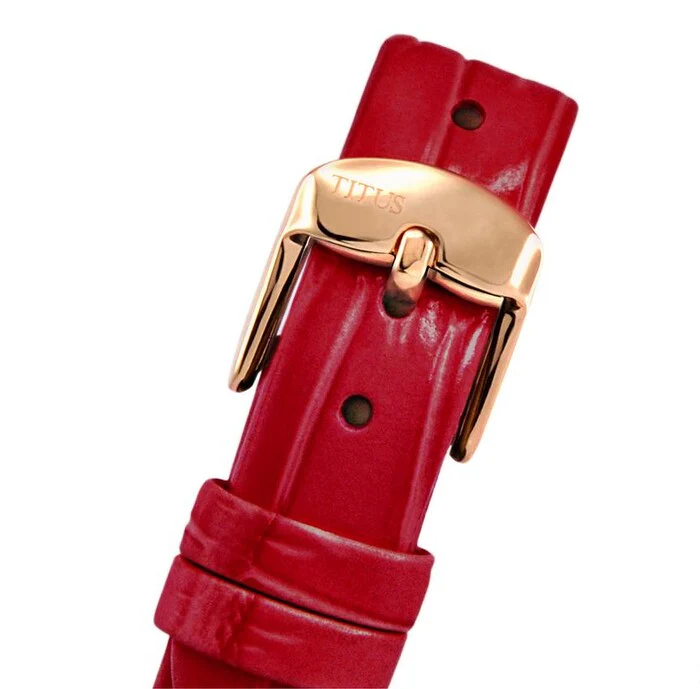 Chandelier 3 Hands Date Quartz Leather Watch (W06-03191-004) - Image 4