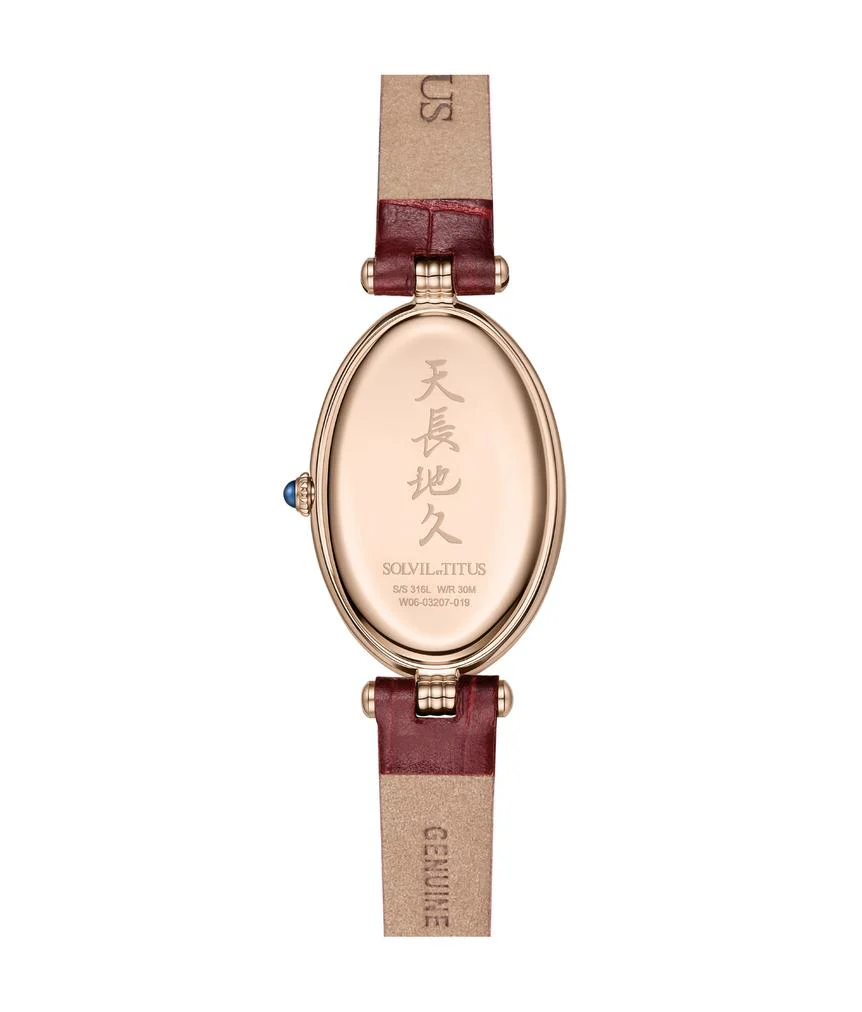 Once 2 Hands Quartz Leather Watch W06-03207-019 - Image 3