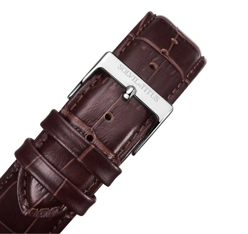 Barista Multi-Function with Day Night Indicator Quartz Leather Watch (W06-03219-004) - Image 4
