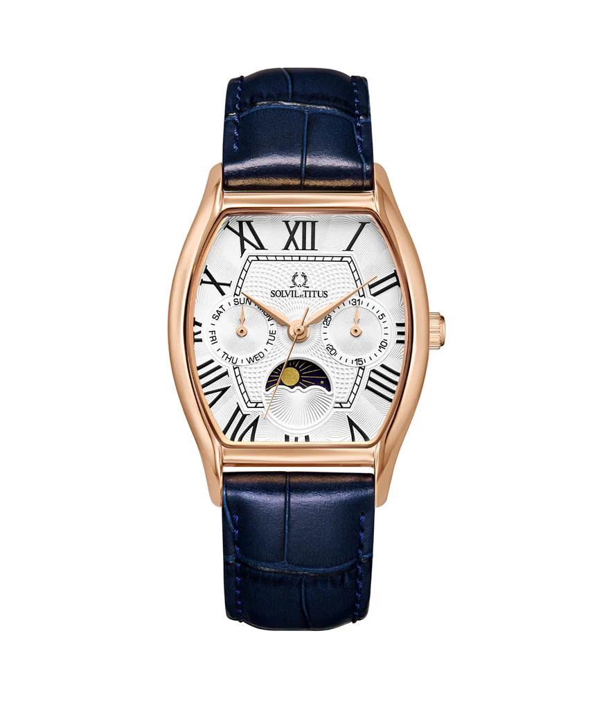 Barista Multi-Function with Day Night Indicator Quartz Leather Watch (W06-03220-010)