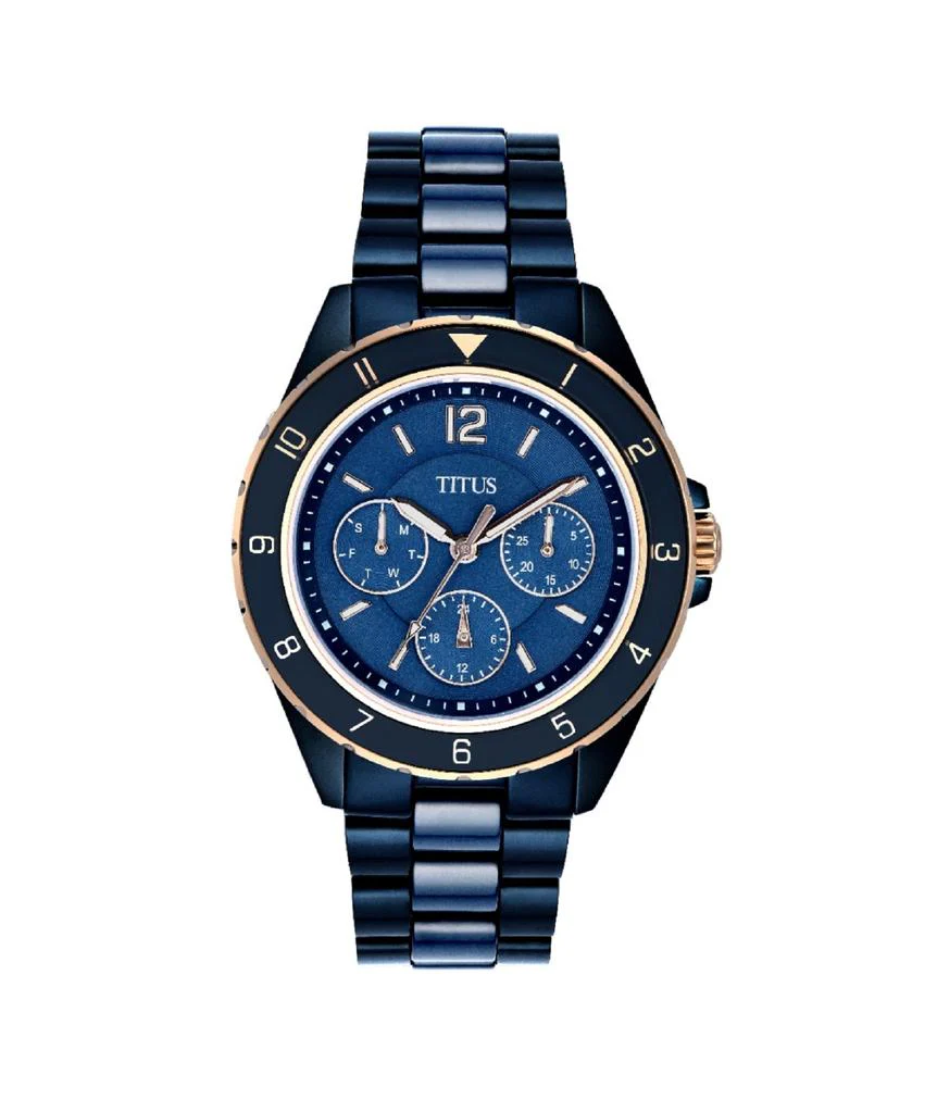 Perse Multi-Function Quartz Stainless Steel with Ceramic Watch (W06-03248-004)