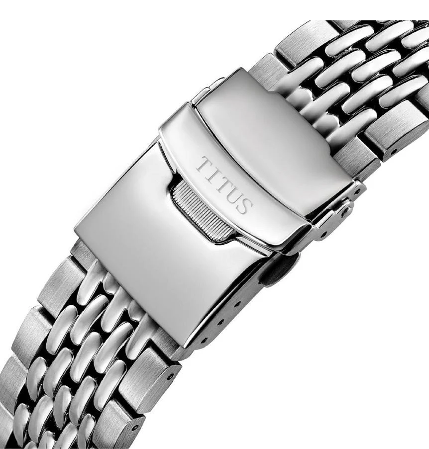 Valor 3 Hands Date Mechanical Stainless Steel Watch (W06-03250-003) - Image 4