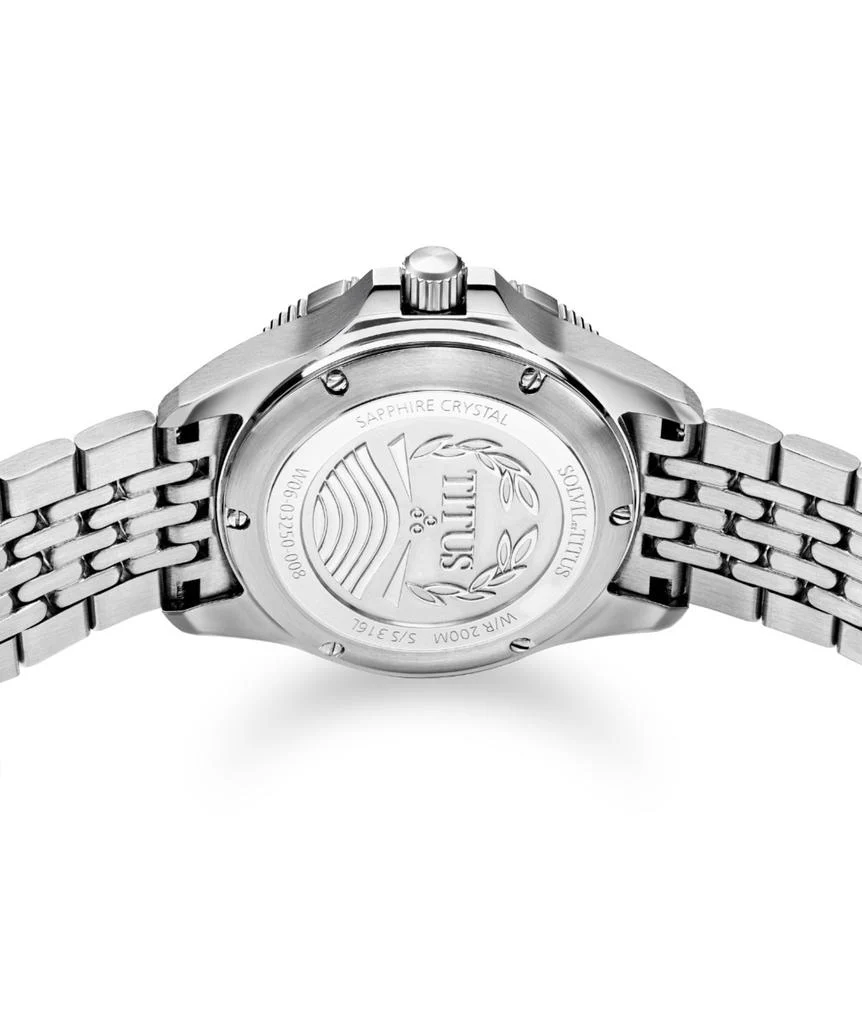 Valor 3 Hands Date Mechanical Stainless Steel Watch (W06-03250-008) - Image 3