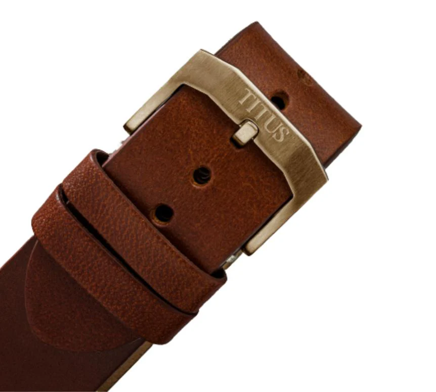 Valor 3 Hands Date Mechanical Leather Watch (W06-03250-013) - Image 4