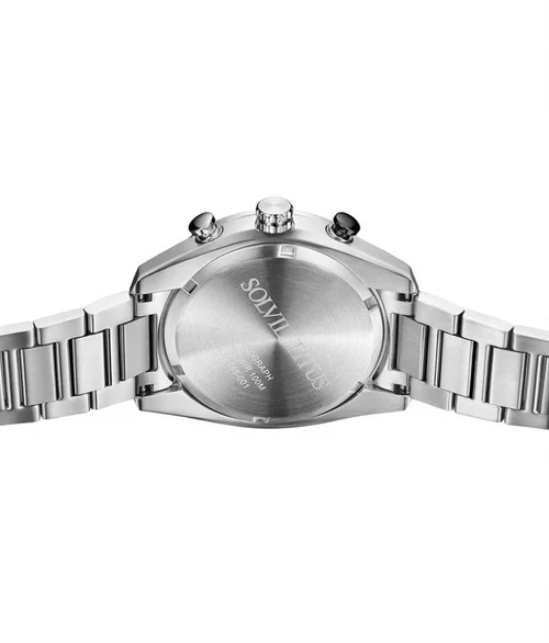 Modernist Chronograph Quartz Stainless Steel Watch (W06-03265-001) - Image 3