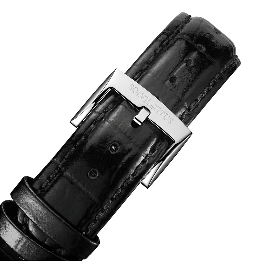 Barrique Multi-Function Mechanical Leather Watch W06-03267-001 - Image 4