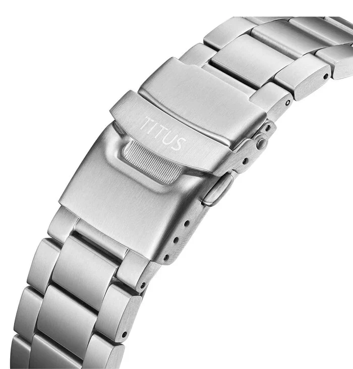 The Cape 3 Hands Mechanical Skeleton Stainless Steel Watch (W06-03279-001) - Image 4