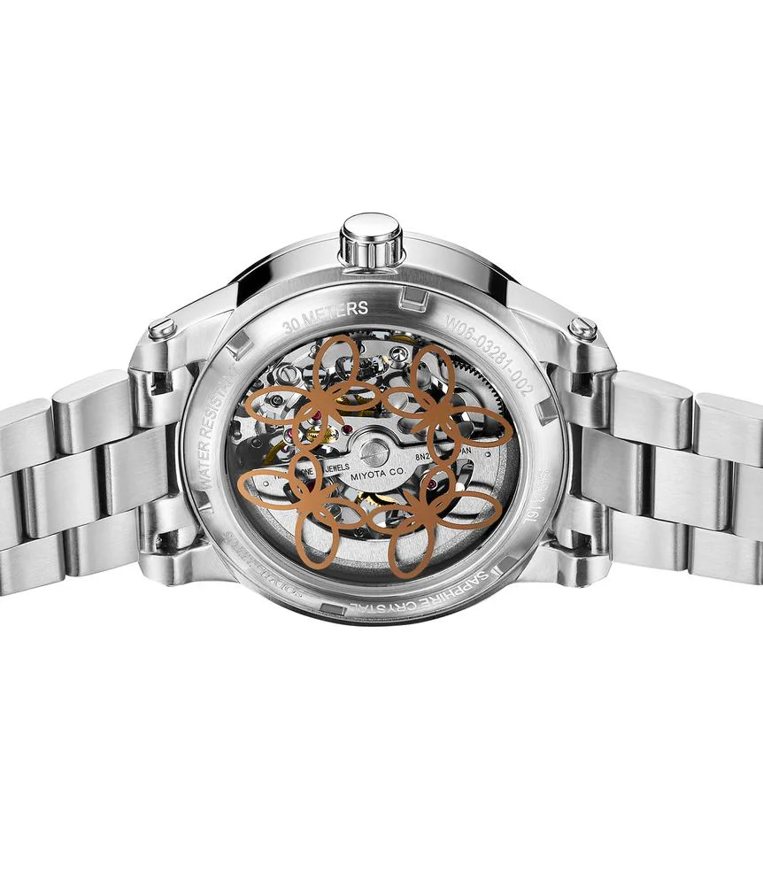 Aspira 3 Hands Mechanical Skeleton Stainless Steel Watch (W06-03281-002) - Image 3