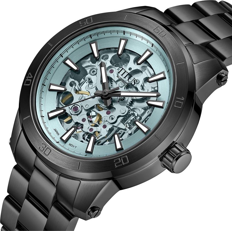 Aspira 3 Hands Mechanical Skeleton Stainless Steel Watch (W06-03281-010) - Image 2