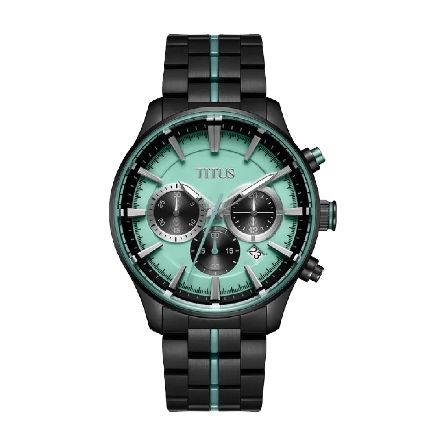 Saber Chronograph Quartz Stainless Steel Watch (W06-03282-006)