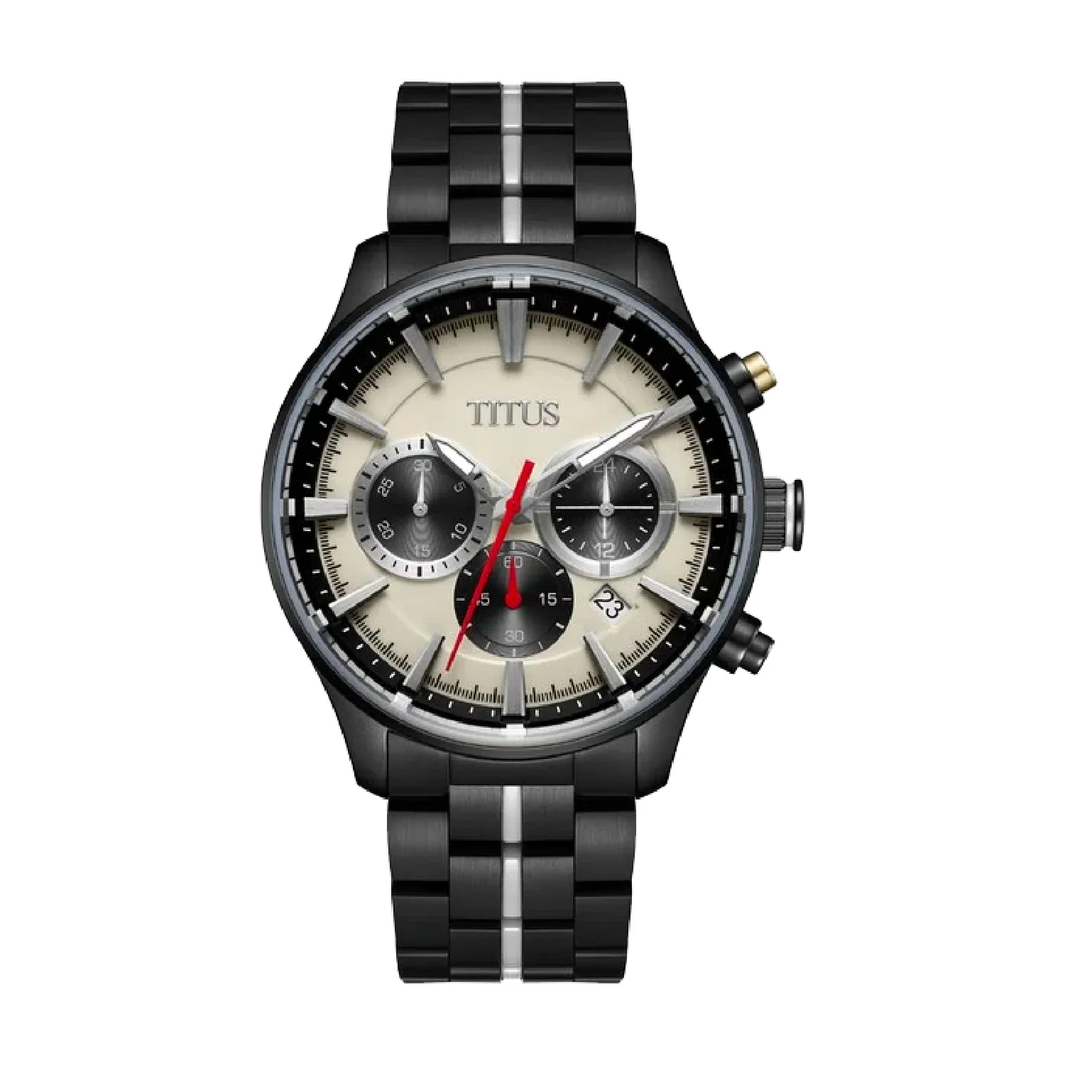 Saber Chronograph Quartz Stainless Steel Watch (W06-03282-007)