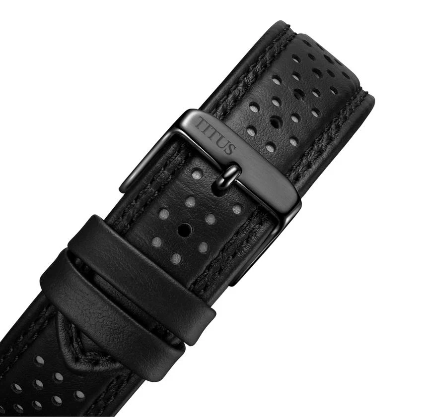 Modernist Chronograph Quartz Leather Watch (W06-03285-002) - Image 4