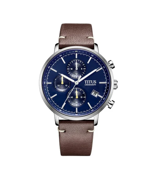 Nordic Tale Chronograph Quartz Leather Watch (W06-03298-004)